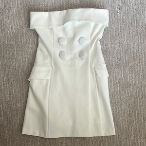 Anthropology BHLDN White Off-Shoulder Dress